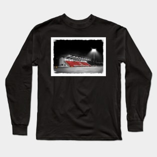 The Ryan McBride Brandywell Stadium Derry City League of Ireland Football Print Long Sleeve T-Shirt